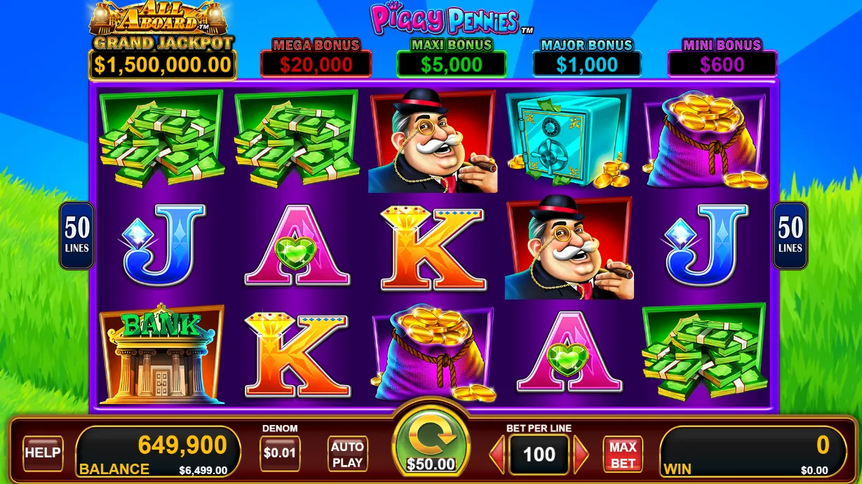All Aboard Piggy Pennies