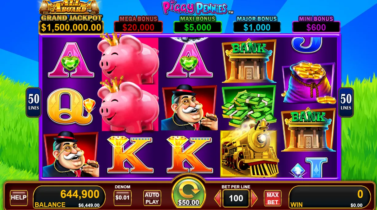 All Aboard Piggy Pennies demo