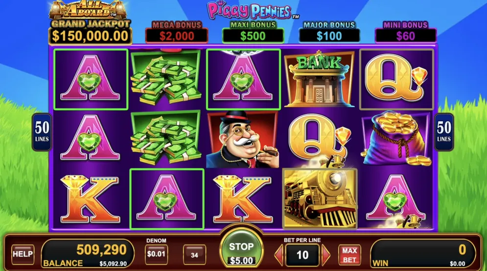 All Aboard Piggy Pennies 