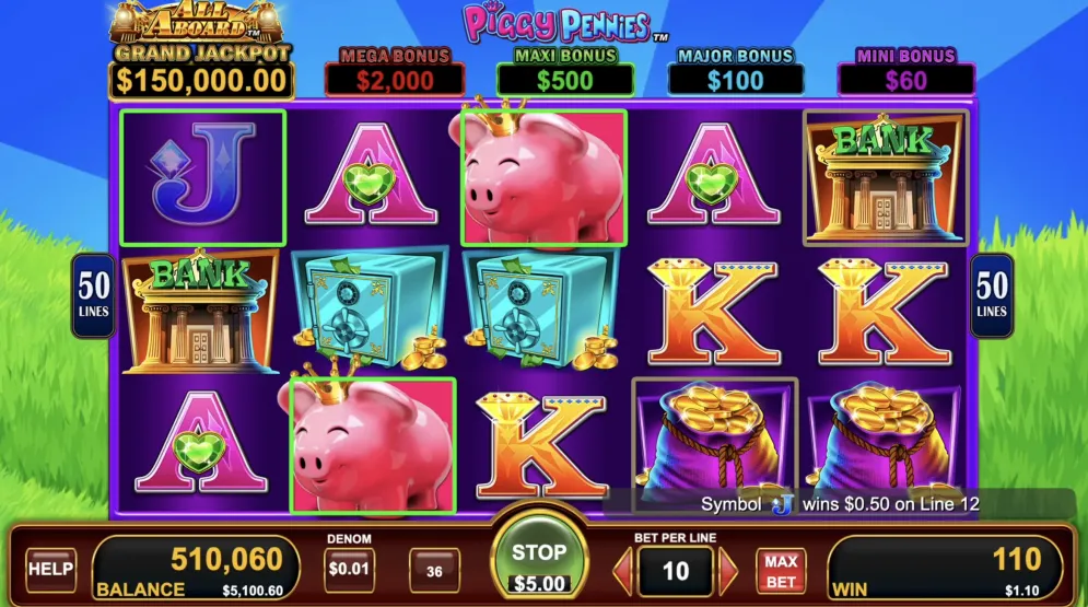 All Aboard Piggy Pennies